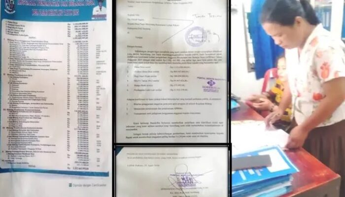 Pengelolaan APBDes Pasar Melintang Deli Serdang Dipertanyakan