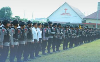 Brimob Polda Sumut Gelar Apel Kesiapsiagaan