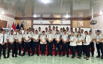 Kalapas Kelas IIB TBA Pimpin Upacara Pengukuhan SATOPS PATNAL