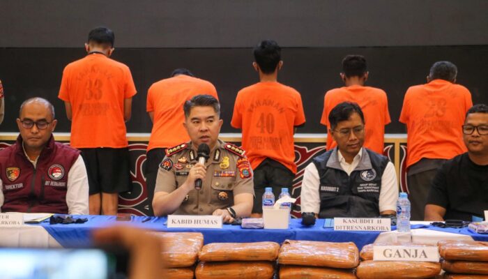 Polda Sumut Gagalkan Peredaran Sabu Puluhan Kilogram