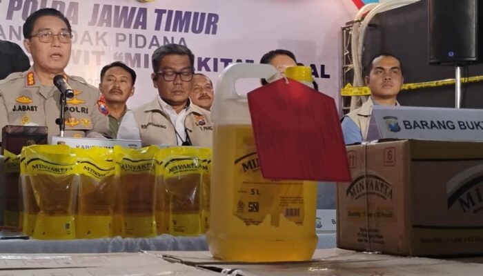 Palsukan Minyakita, 4 Orang di Sidoarjo Jadi Tersangka