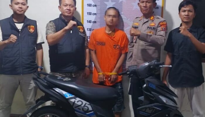 ‘Dikibuskan’ CCTV, Pelaku Curanmor di Tapsel Berujung Masuk Bui