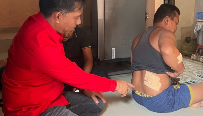 Warga Teluk Mengkudu Diduga Kena Begal, Polres Sergai Datangi Rumah Korban