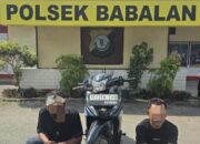 Ungkap Kasus Curanmor, Personel Polsek Babalan Tangkap 2 Tersangka
