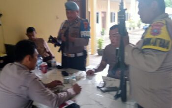 Datangi Polres Sergai, Propam Polda Sumut Periksa Senpi Dinas