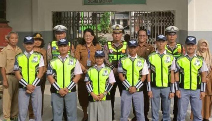 Polres Pelabuhan Belawan Bina Pelajar SMAN 9 Medan Melalui Latihan PKS