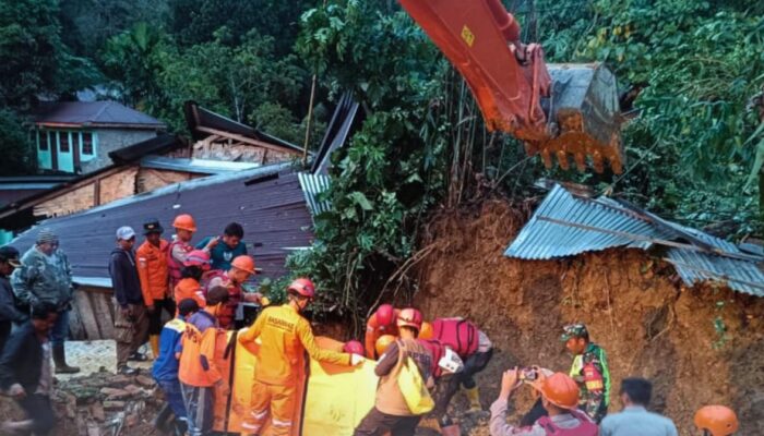 Lima Korban Longsor Sembahe Ditemukan Meninggal