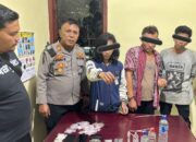 Dikibuskan Warga Melalui 110, Tiga Penyalahguna Narkoba ‘Diseret’ ke Penjara