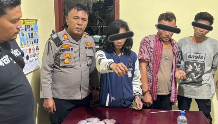 Dikibuskan Warga Melalui 110, Tiga Penyalahguna Narkoba ‘Diseret’ ke Penjara