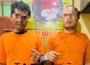 Polres Langkat Amankan 2 Tersangka Penyalahguna Narkoba