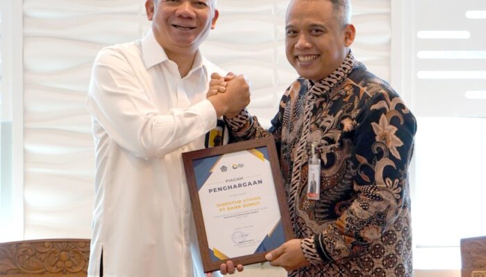 Bank Sumut Raih Taxpayer Award dari DJP, Tegaskan Komitmen Perkuat Layanan Pajak Digital