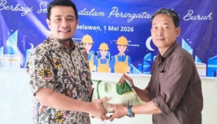 PT KPBN Belawan Bagikan Sembako ke Karyawan