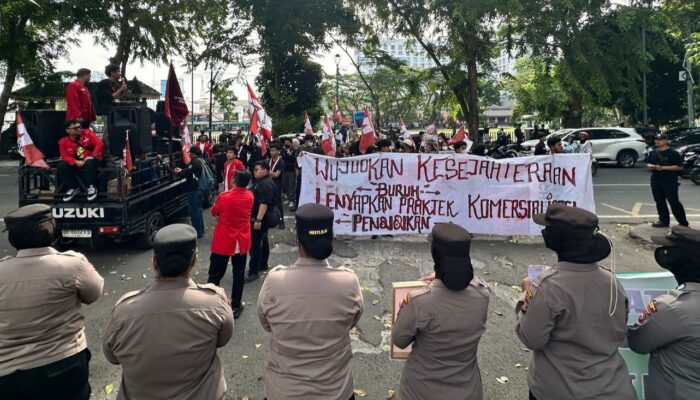 Ratusan Personel Polda Dikerahkan, Aksi May Day di Sumut Aman