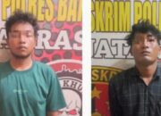 Polres Batu Bara Amankan Dua Pencuri di Desa Sumber Padi