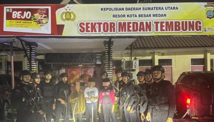 Polisi Amankan 3 Remaja Pelaku Tawuran di Kota Medan