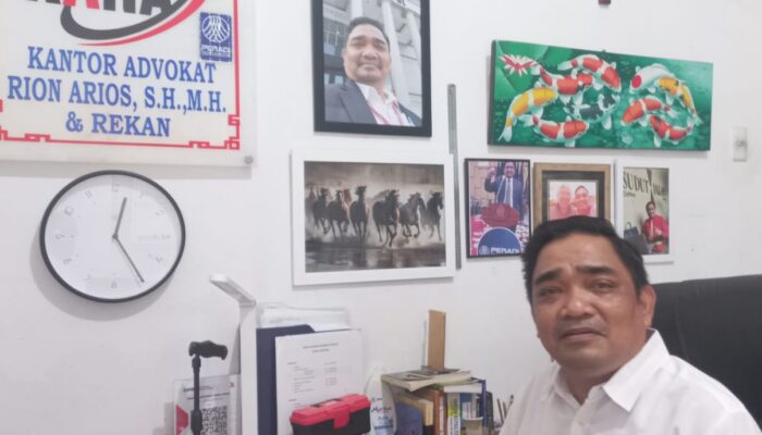 Praktisi Hukum Rion Arios Sebut Dirut PUD Pasar Medan Mirip LSM