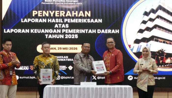 Pemko Tanjungbalai Kembali Raih Opini WTP dari BPK RI