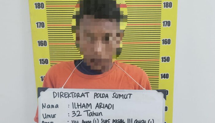 Nunggu ‘Pasien’, Pengedar Ganja di Medan Denai Dibekuk Polisi