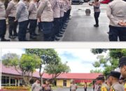 Kapolres Pimpin Apel Gabungan Sat Binmas Polres Binjai