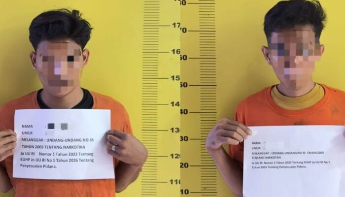 Polisi Tangkap Dua Pria Saat Transaksi Narkoba, Sabu 100 Gram Disita