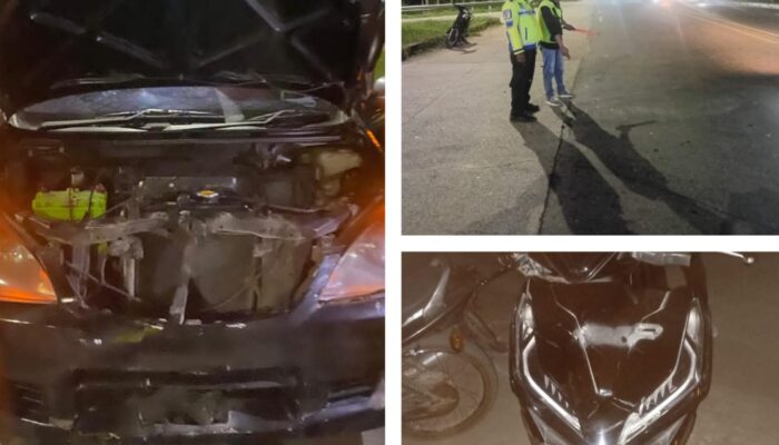 Tangani Kecelakaan Motor Kontra Minibus, Polres Sergai: Diduga Kurang Konsentrasi