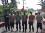 Polsek Dolok Masihul Revitalisasi Jembatan Penghubung Dua Desa