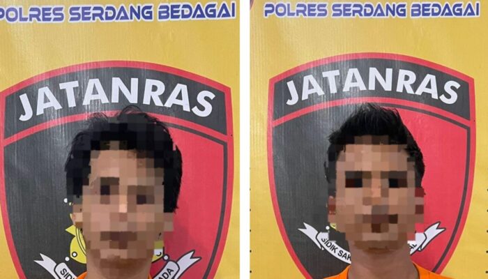 Dua Pelaku Pencurian di Sei Bamban Sergai Diamankan Polisi