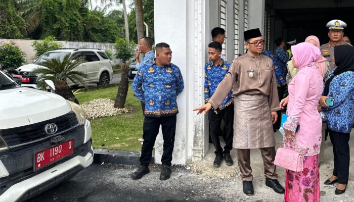 Wakil Walikota Tanjungbalai Cek Kepatuhan Pajak Kendaraan Dinas
