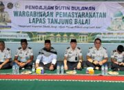 Bina Kepribadian WBP, Lapas Kelas IIB TBA Gelar Pengajian Rutin