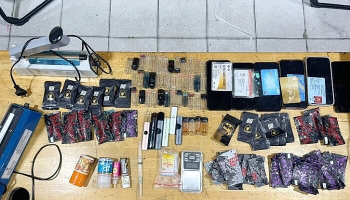 Polisi Bongkar Home Industri POD Getar di Medan