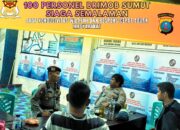 Personel Brimob Sumut Siaga Semalaman Jaga Kondusivitas