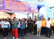 Polres Binjai Gelar Olahraga Bersama Sambut Hari Bhayangkara