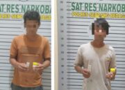 Polres Sergai Ringkus Dua Pria di Sei Rampah, Sempat Buang Sabu ke Jalan