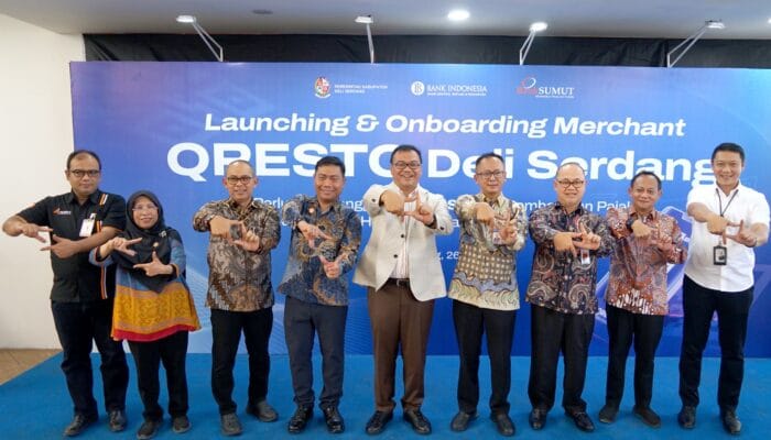 Optimalkan Pajak Daerah, Bank Sumut Bersama Pemkab Deli Serdang Luncurkan QResto