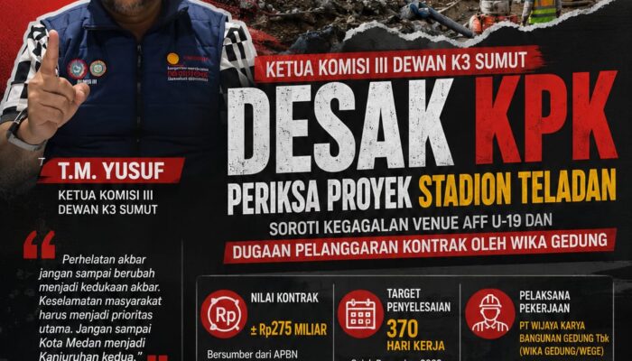 KPK Didesak Periksa Proyek Stadion Teladan