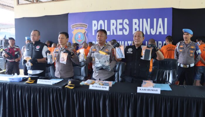 Polres Binjai Ungkap Hasil Operasi Antik Toba 2026