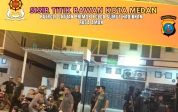 Brimob Polda Sumut Gelar Patroli Mandiri, Sisir Titik Rawan di Medan