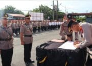 Kapolresta Deli Serdang Pimpin Sertijab Kasat Reskrim dan Kapolsek Jajaran
