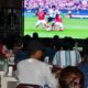 Kapolrestabes Medan Nobar Piala Dunia Bersama Masyarakat