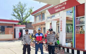 Polisi Kawal Sejumlah SPBU di Tanjungbalai
