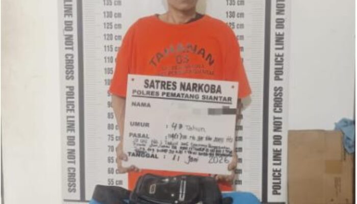 Polisi Amankan Warga Pematangsiantar Atas Kepemilikan Ganja