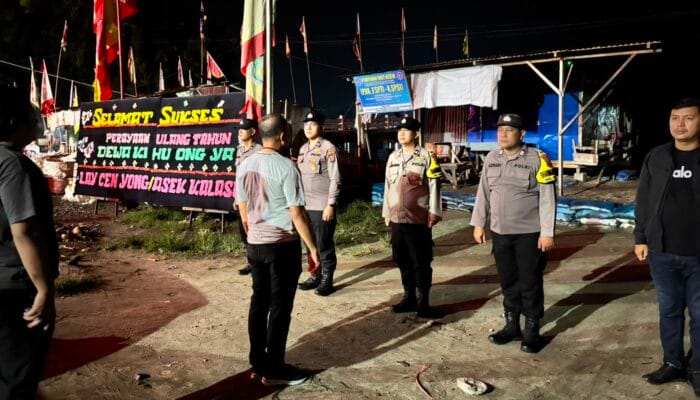Polisi Amankan Perayaan Ulang Tahun Dewa Ki Hu Ong Ya di Vihara Ki Ong Keng