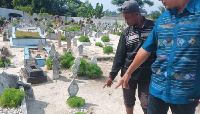 Polisi Selidiki Perusakan Makam di TPU Desa Sialang Buah