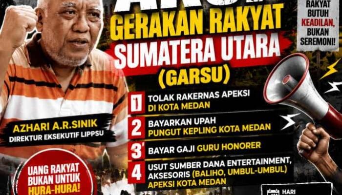 Masyarakat Tolak Rakernas APEKSI di Medan