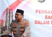 Kapolres Langkat Resmikan Pembangunan Sumur Bor di Padang Tualang