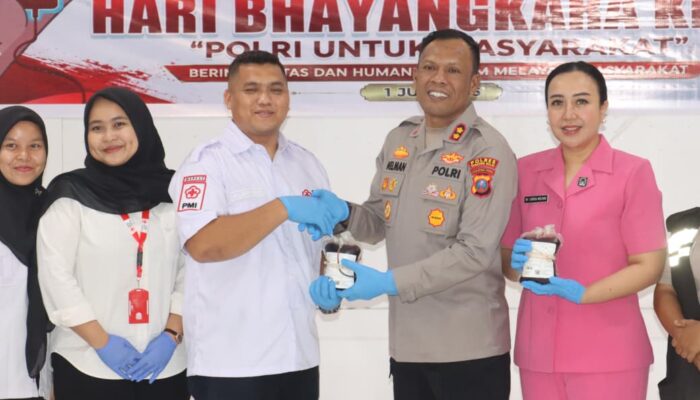 Polres Tanjungbalai Gelar Donor Darah dan CKG