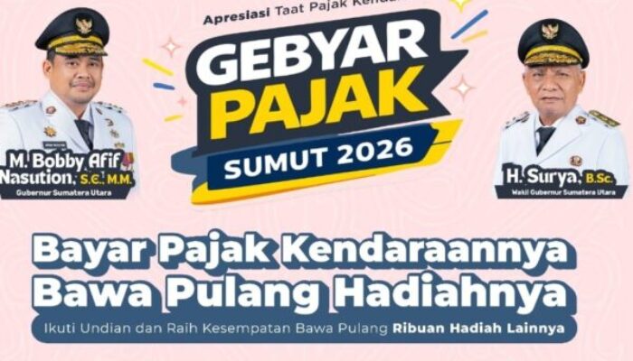 Sebagian Besar Upah Pungut Pegawai Diduga untuk Program Gebyar Pajak Sumut 2026