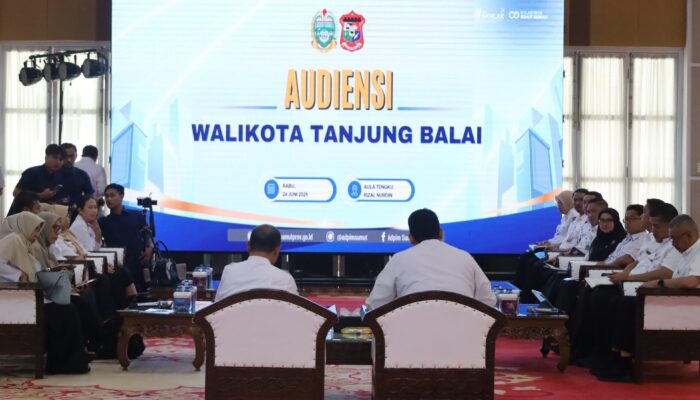 Walikota Tanjungbalai Sampaikan Program Prioritas ke Gubernur Sumut