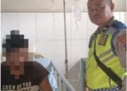 Sat Lantas Polres Sergai Tangani Kecelakaan di Jalur Medan-Tebing Tinggi