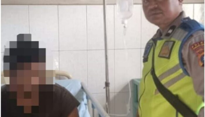 Sat Lantas Polres Sergai Tangani Kecelakaan di Jalur Medan-Tebing Tinggi